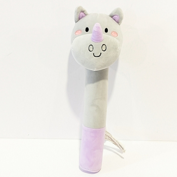 2/$20 Miniso rhino plush massage hammer 12” - Picture 1 of 8